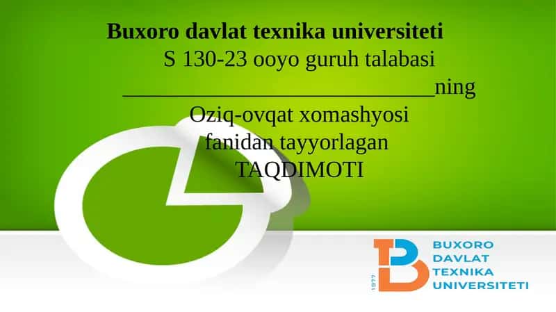 O'SIMLIKLARDA ORGANIK BIRIKMALAR HOSIL BO'LISHI 1