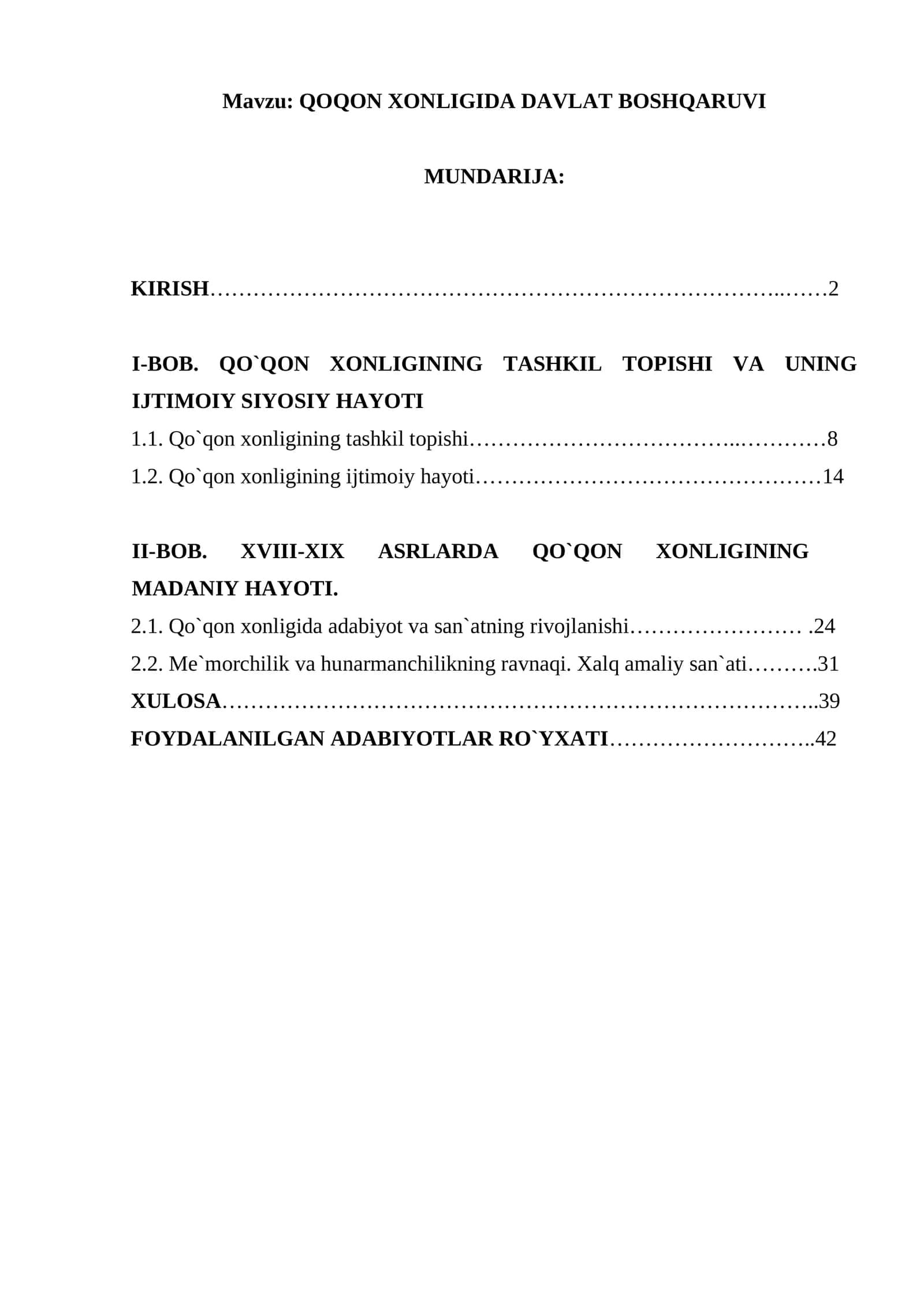 QOQON XONLIGIDA DAVLAT BOSHQARUVI 1
