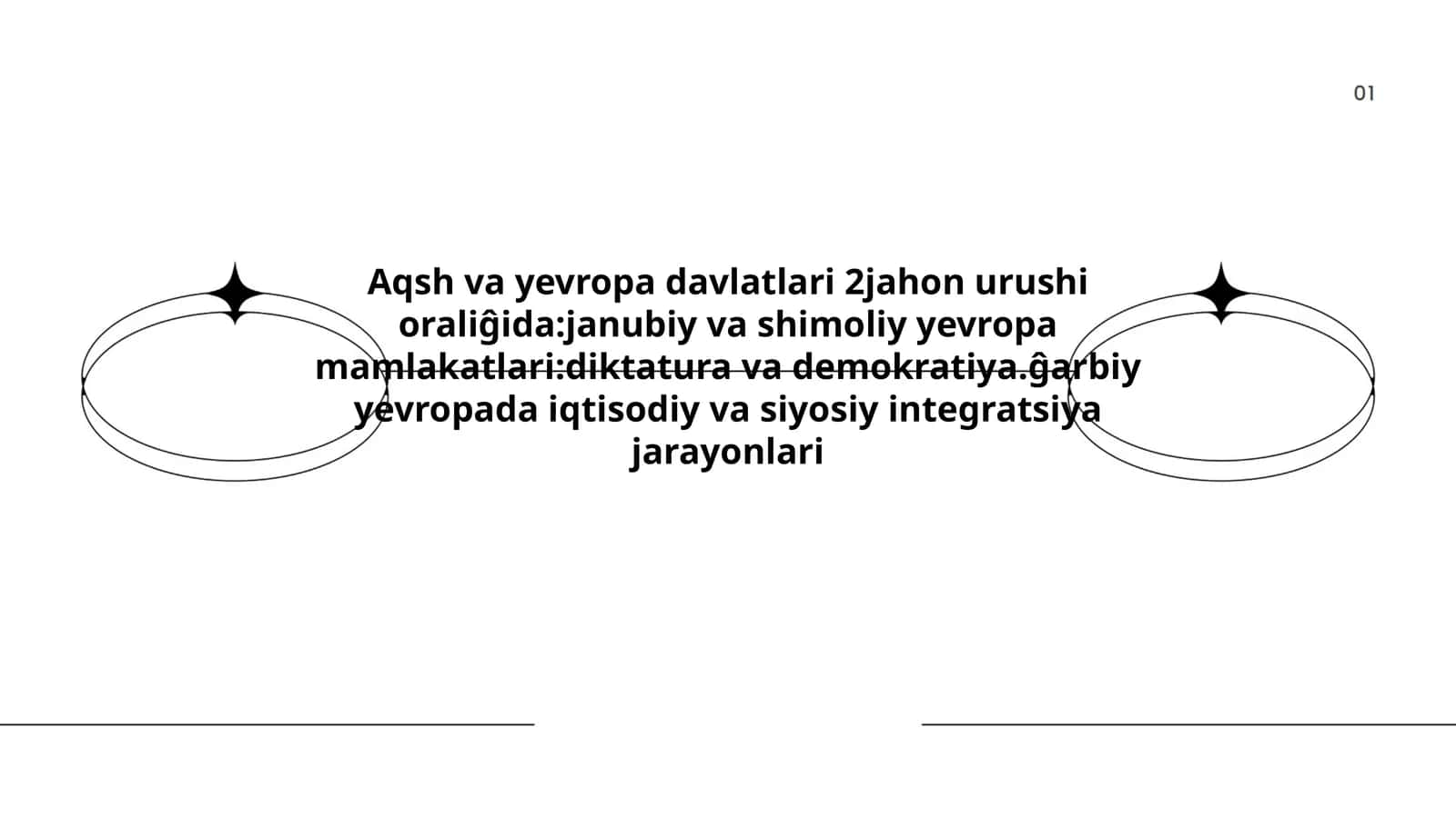 Aqsh va Yevropa Davlatlari 2-Jahon Urushi Oraligida 1