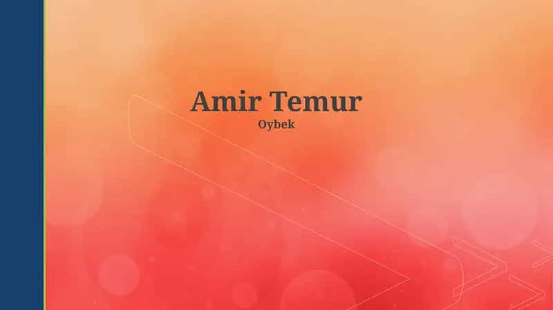 Amir Temur 1