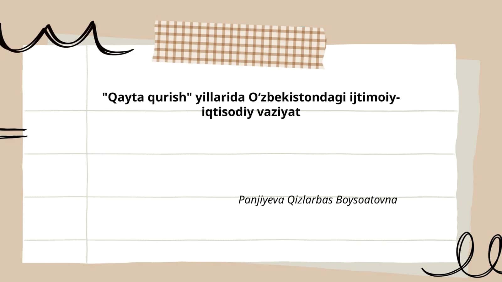 Qayta qurish siyosati 1
