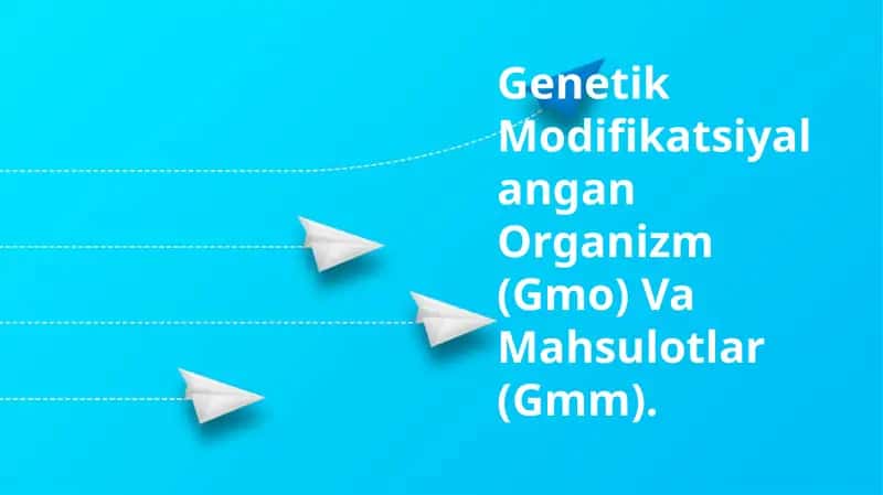 Genetik Modifikatsiyalangan Organizm (GMO) Va Mahsulotlar (GMM) 1