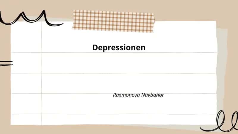 Depressionen 1