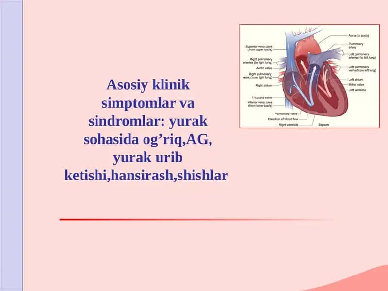 Asosiy kliniksimptomlar va sindromlar 1