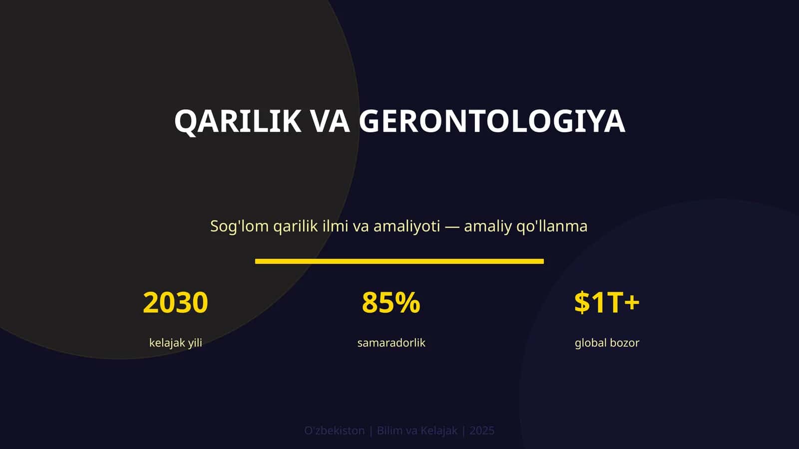 Sog'lom qarilik ilmi va amaliyoti — amaliy qo'llanma 1