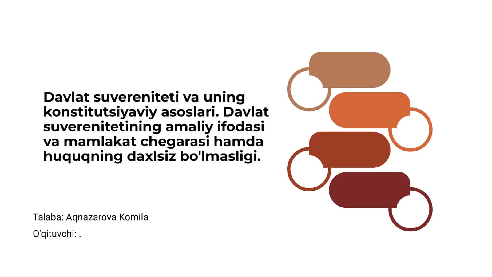 Davlat suvereniteti va uning konstitutsiyaviy asoslari 1