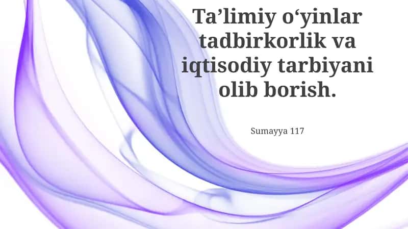 Ta'lim O'yinlari 1