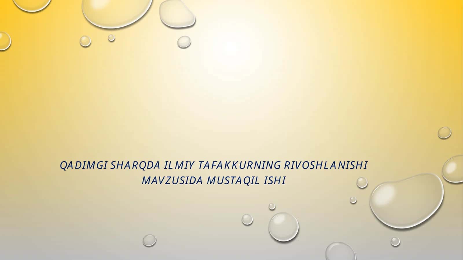 Sharq falsafasi 1