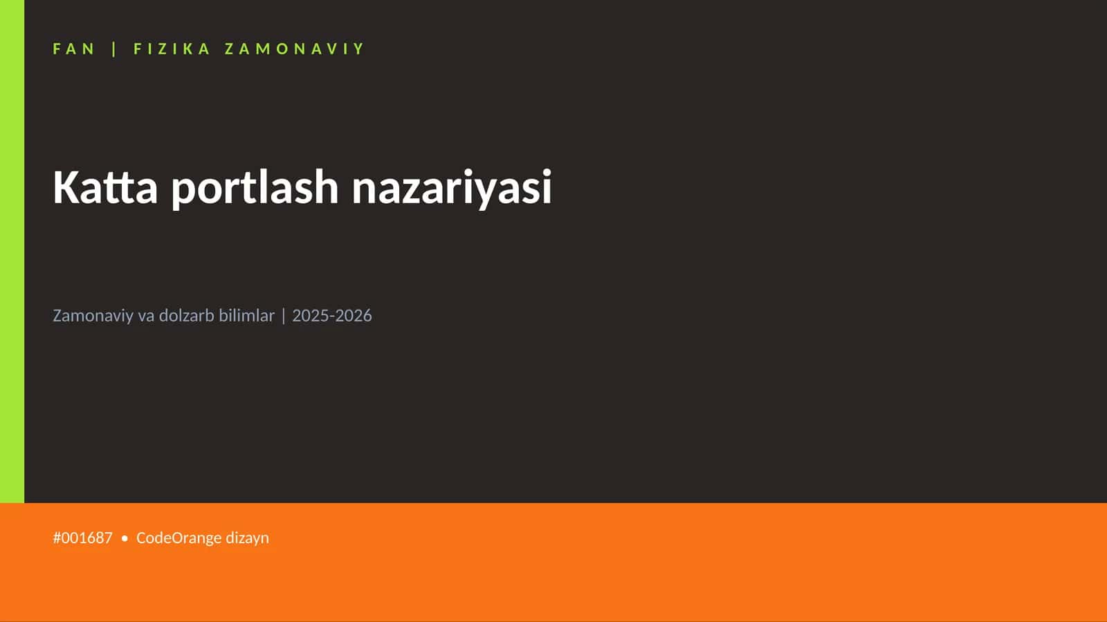 Katta portlash nazariyasi 1