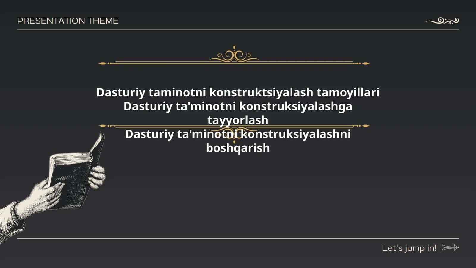 Dasturiy taminotni konstruktsiyalash tamoyillari 1