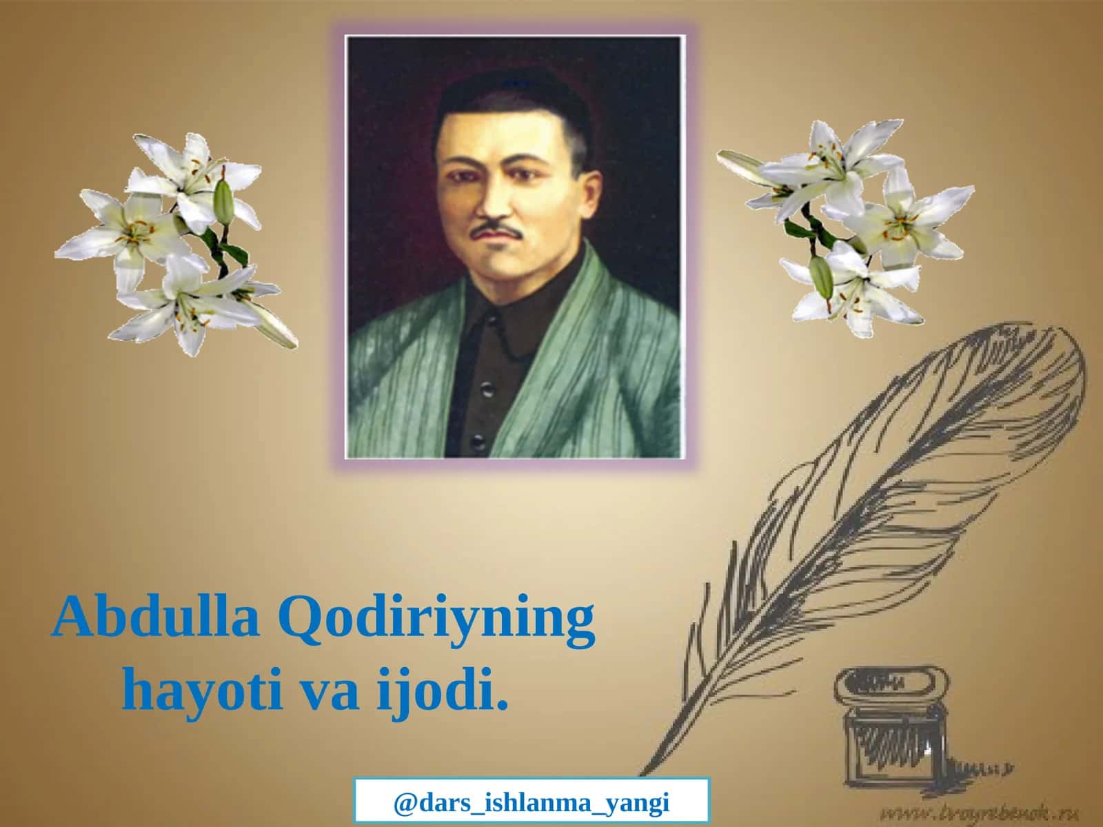 Abdulla Qodiriyning hayoti va ijodi 1