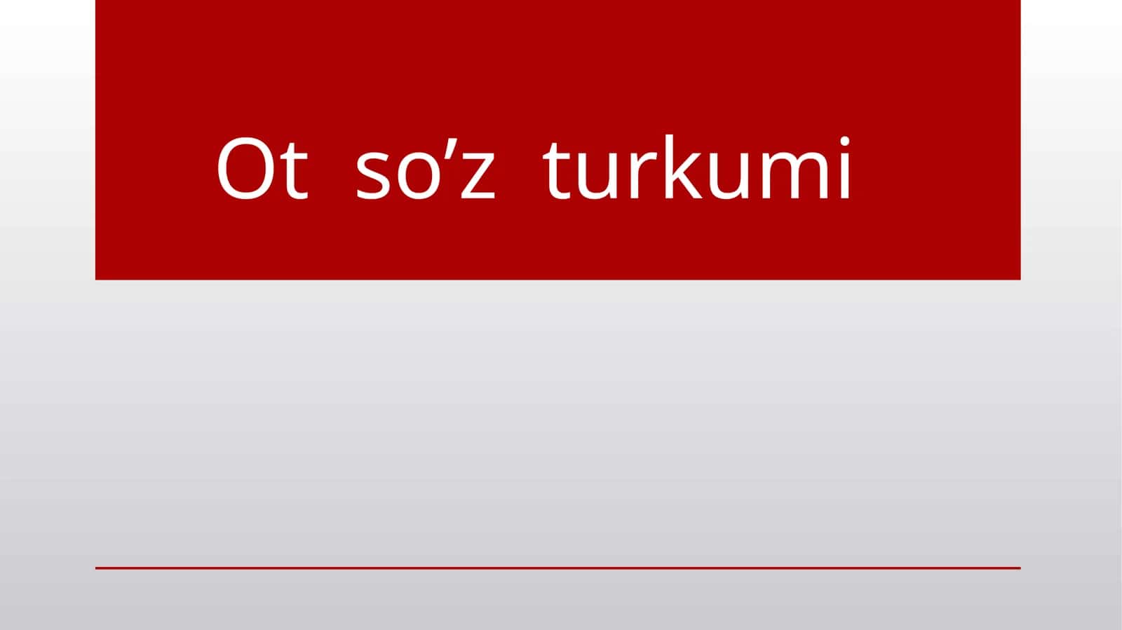 Otso’zturkumi 1