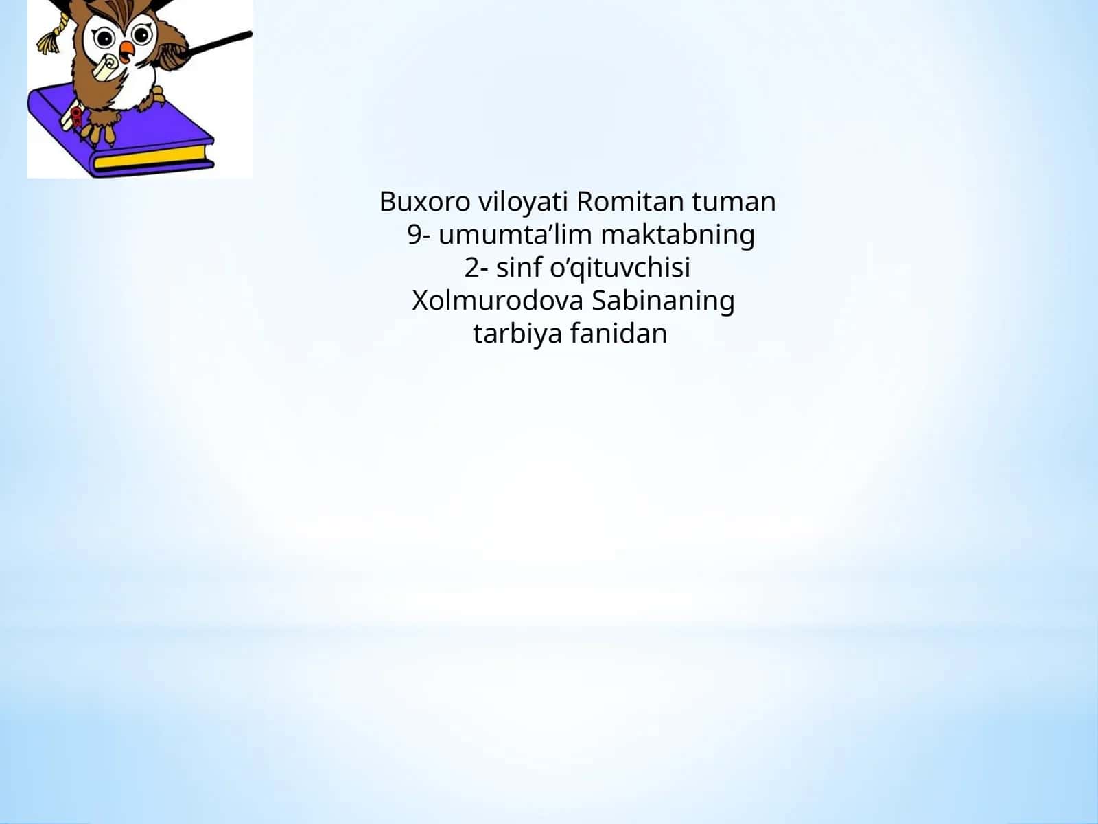 TARBIYA BIZ UCHUN YO HAYOT – YO MAMOT, YO NAJOT – YO HALOKAT, YO SAODAT – YO FALOKAT MASALASIDIR 1