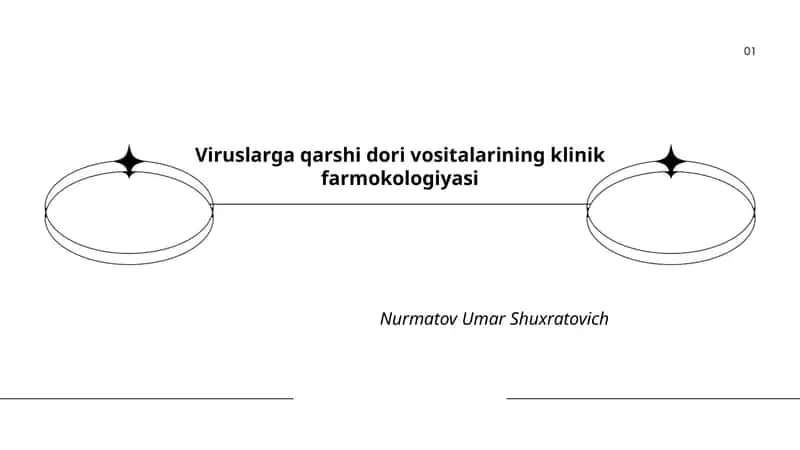 Viruslarga qarshi dori vositalarining klinik farmokologiyasi 1