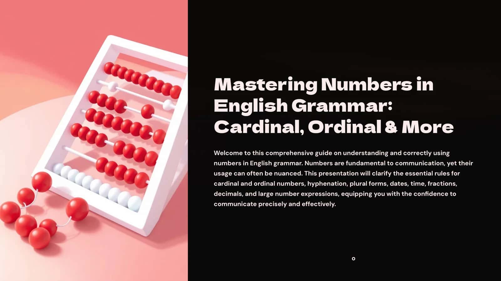 Mastering Numbers in English Grammar: Cardinal, Ordinal & More 1