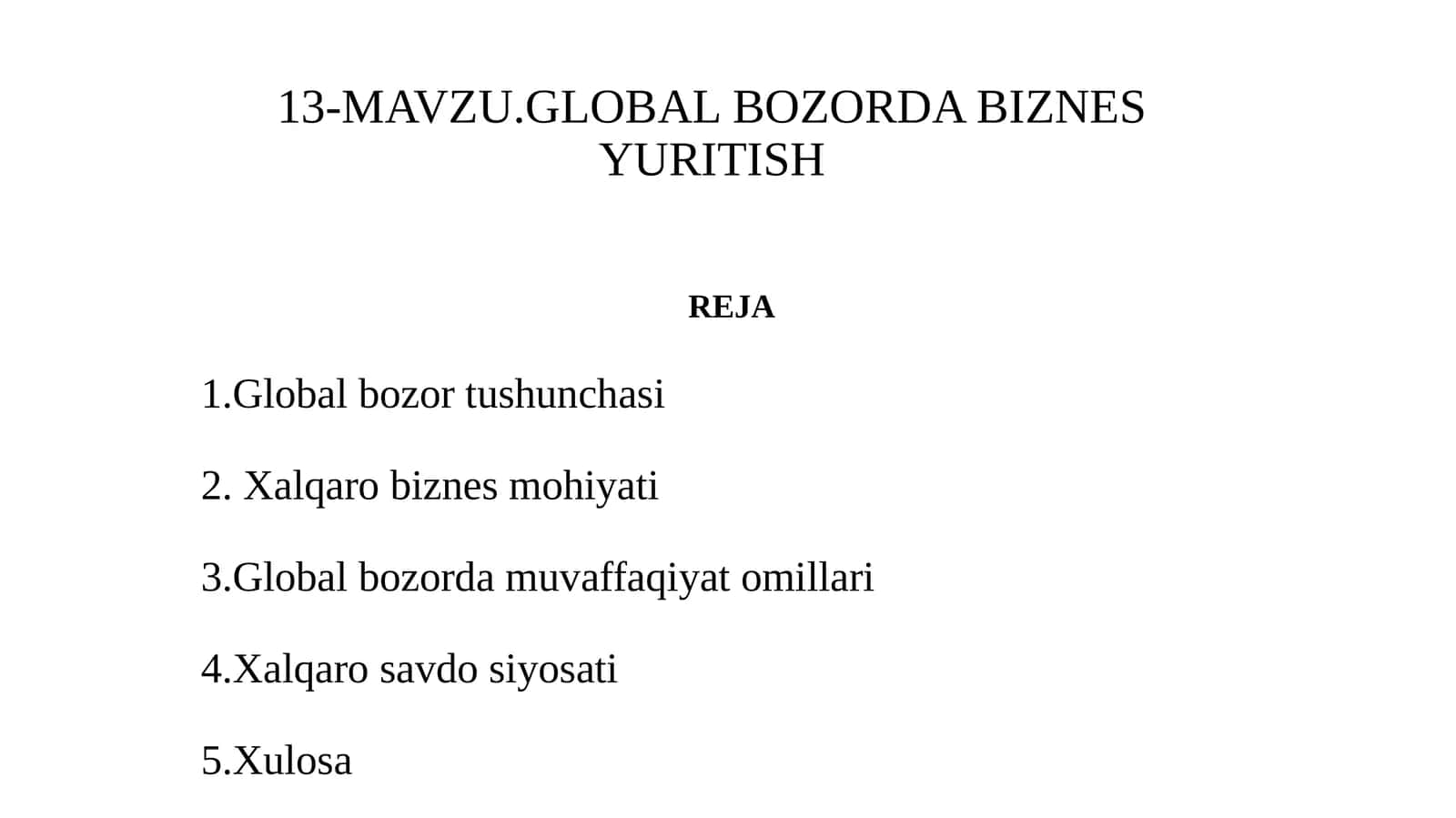 GLOBAL BOZORDA BIZNES YURITISH 1