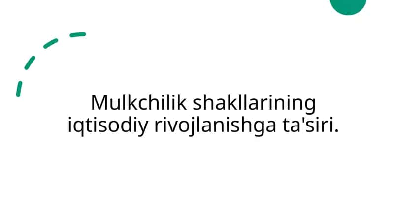 O'zbekistondagi Mulk Shakillari 1