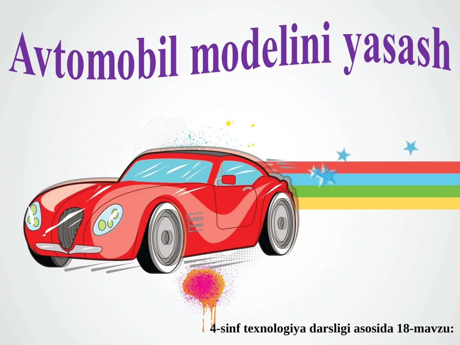 4-sinf texnologiya darsligi asosida 18-mavzu: Mexanizm va mashinalar 1