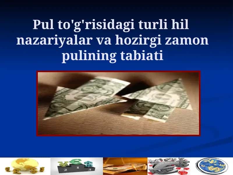 Pulning Mоhiyati va Vazifalari 1