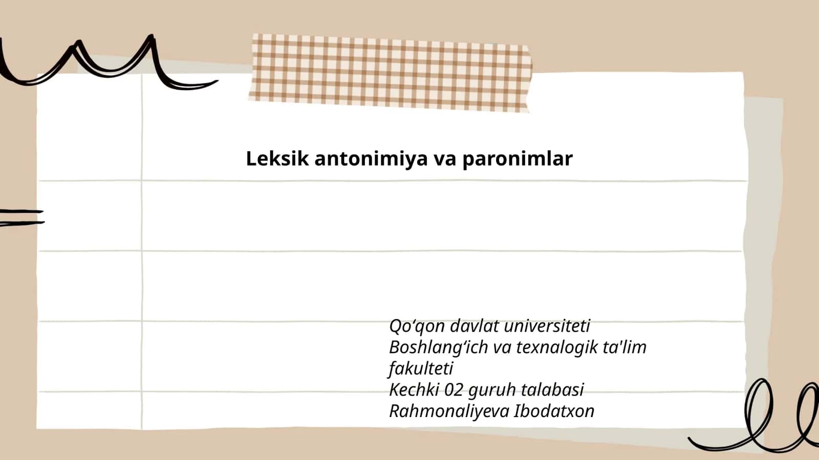 Leksik antonimiya va paronimlar 1