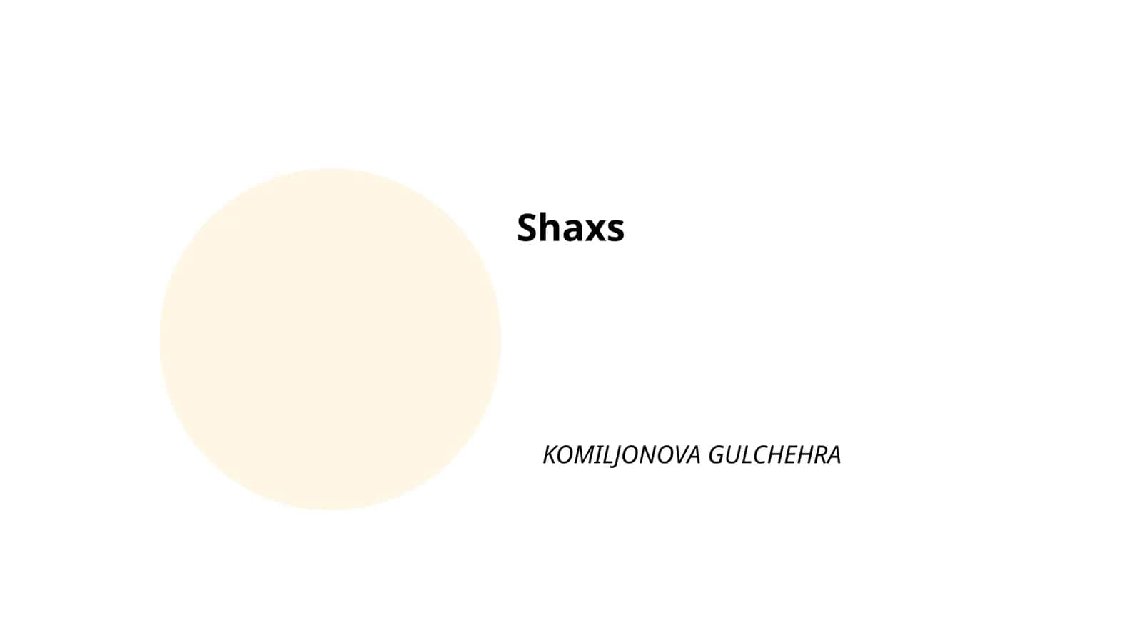 Shaxsiy rivojlanish 1