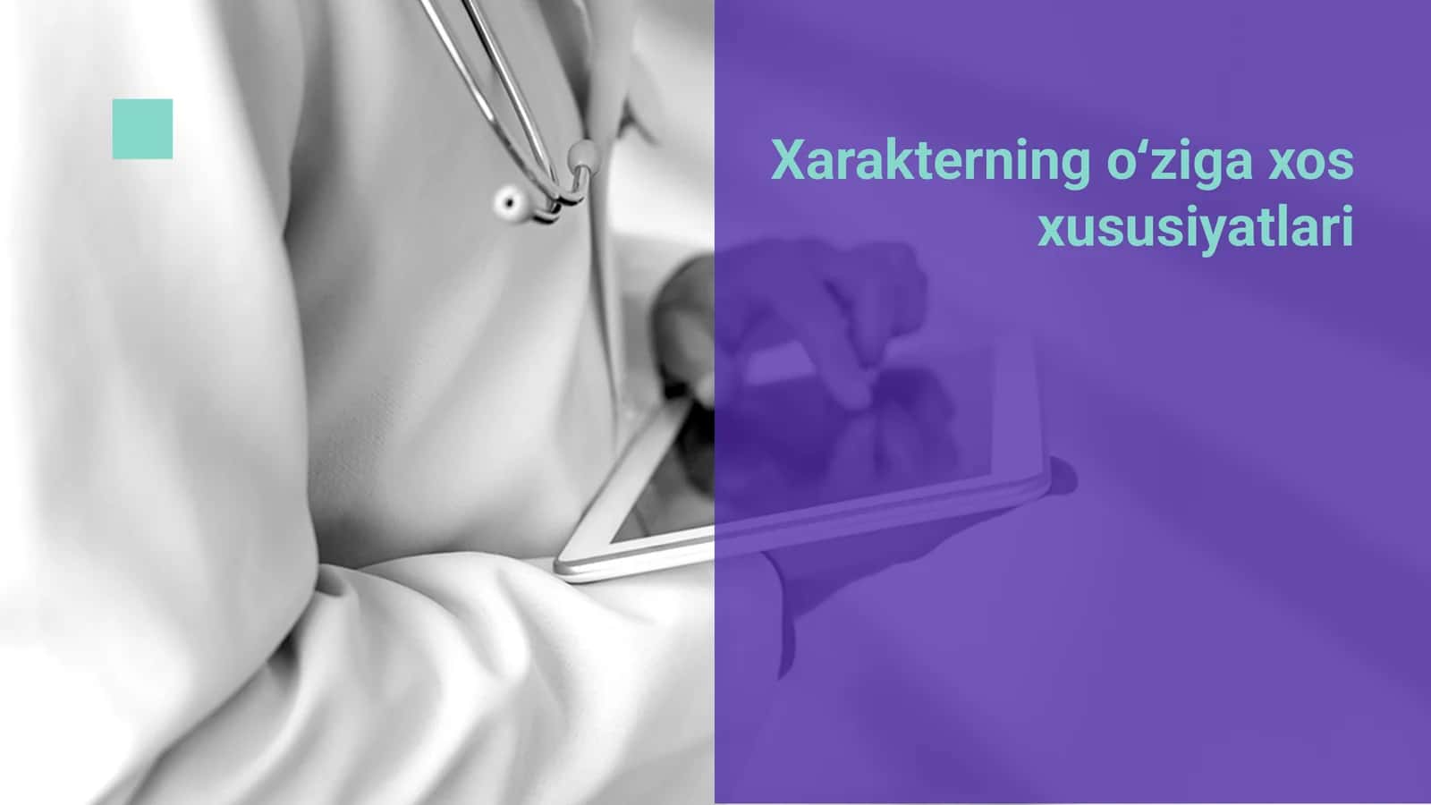 Xarakterning oʻziga xos xususiyatlari 1