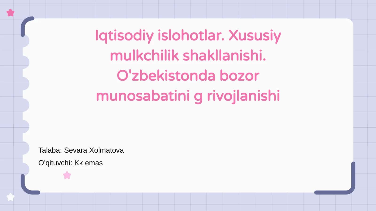 Iqtisodiy Islohotlar: Asosiy Ma'nosi 1