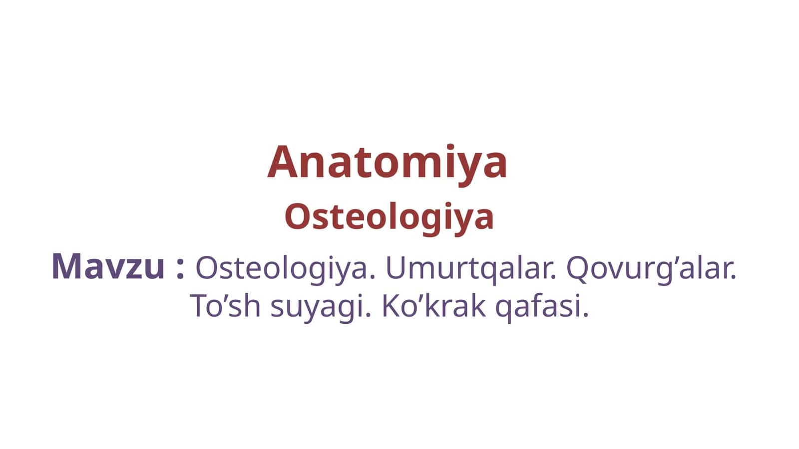 Osteologiya 1