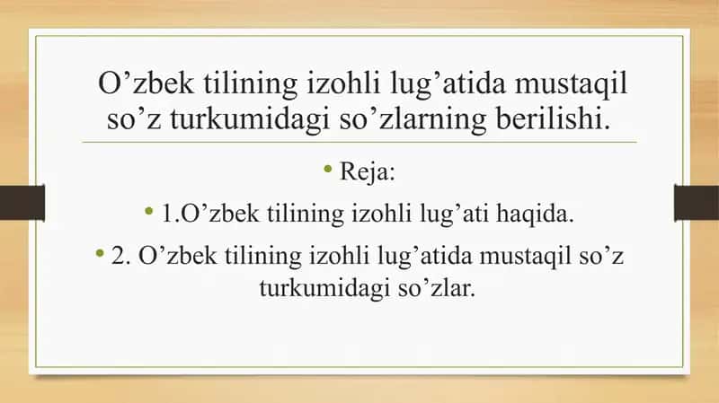 O'zbektilining Izohli Lug'ati 1