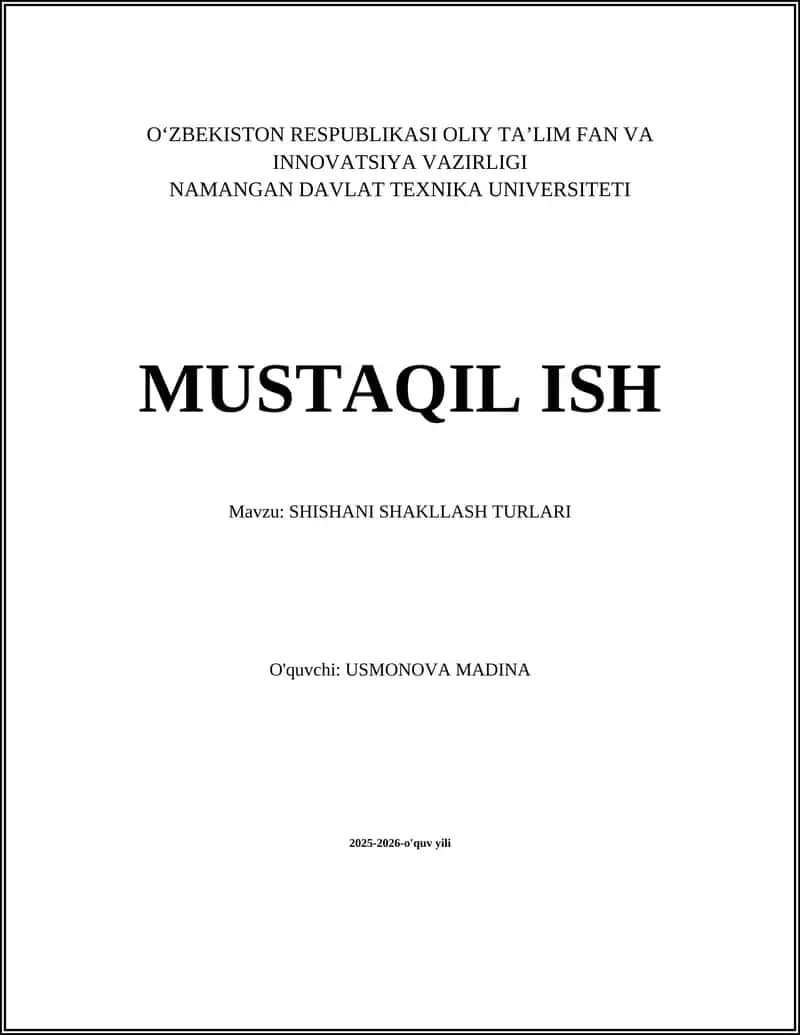 Qo'lda shisha puflash 1