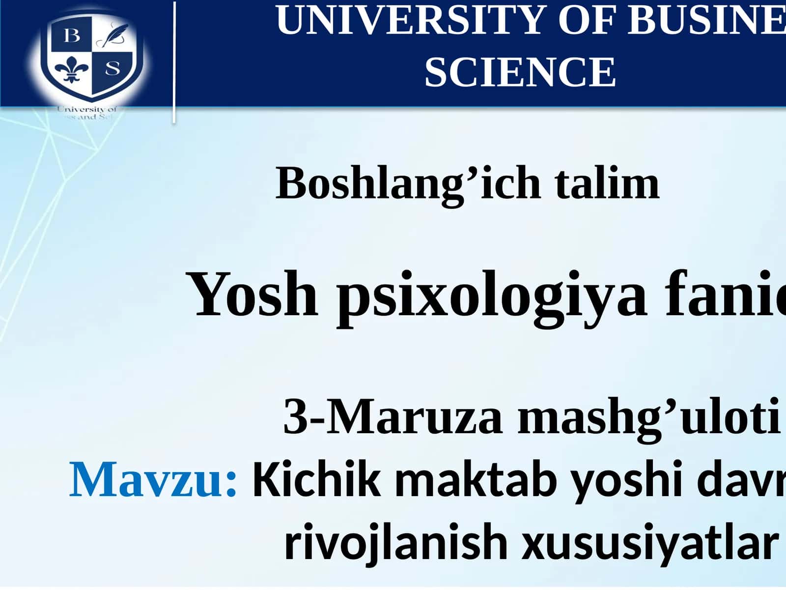 Boshlang’ichtalim 1