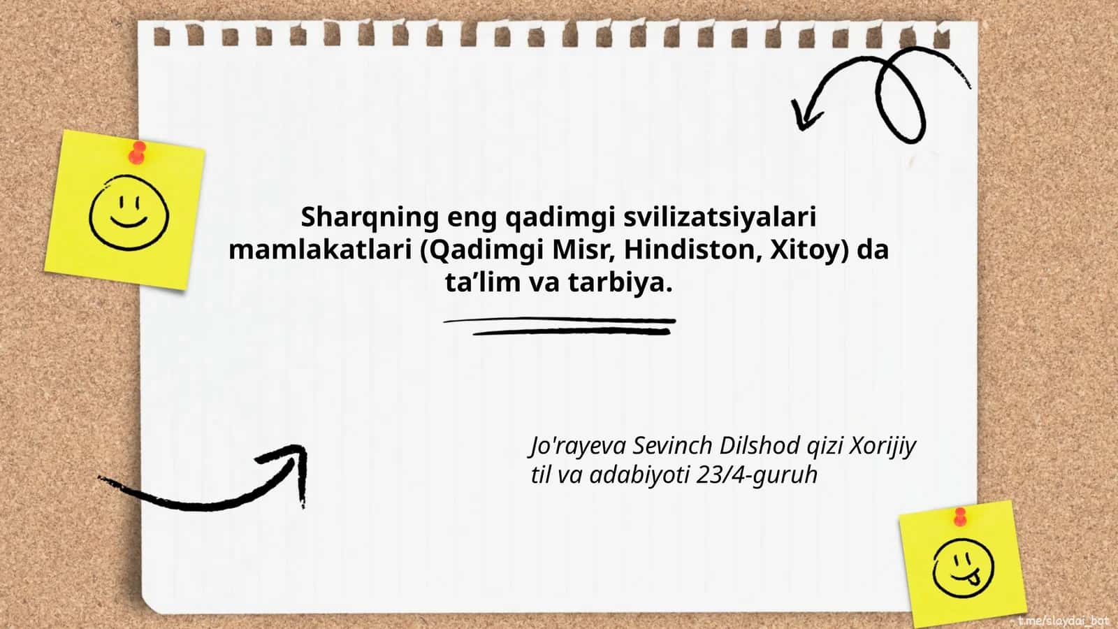 Xorijiy Til va Adabiyoti 1