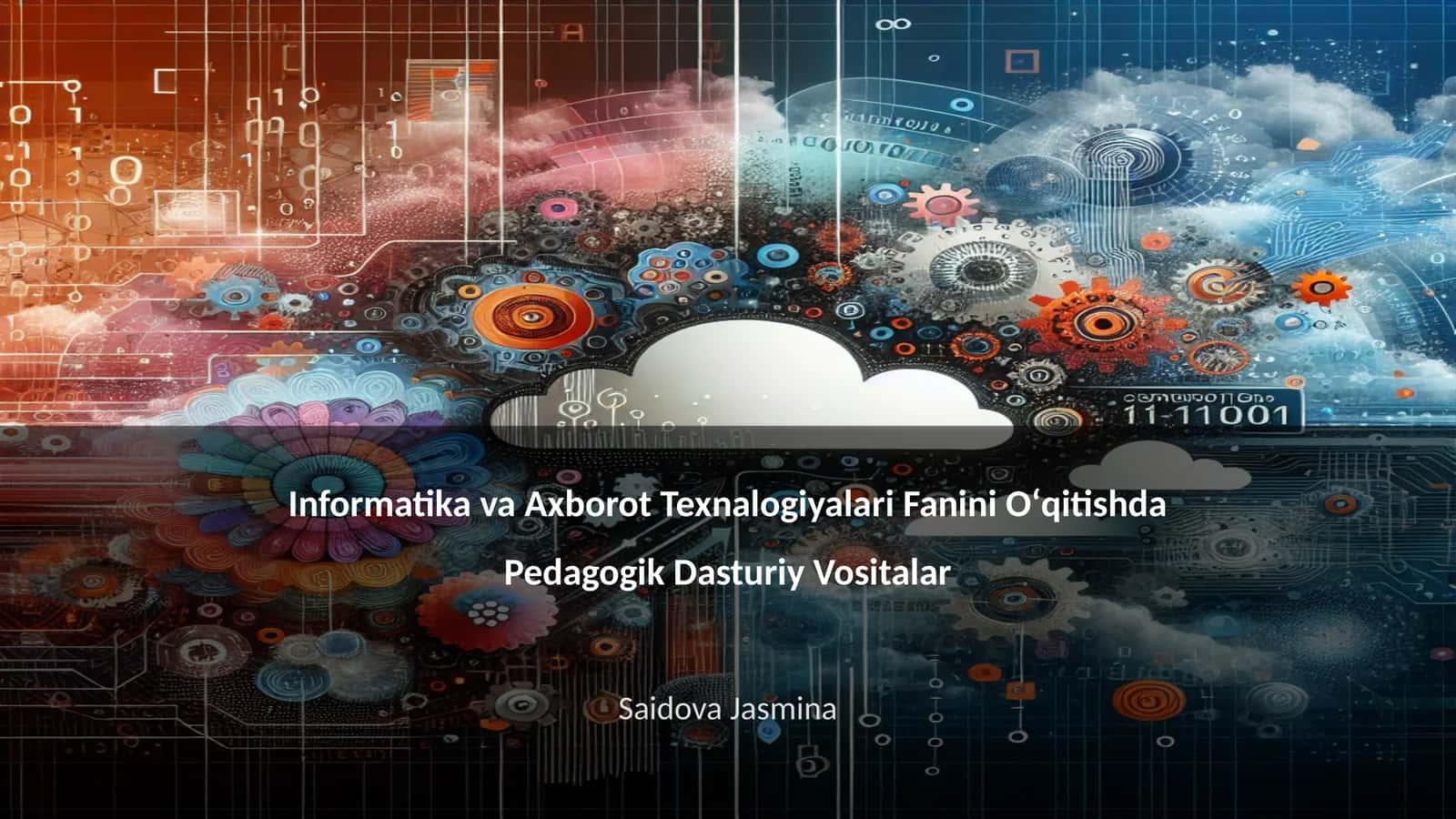 Informatika va Axborot Texnalogiyalari Fanini Oʻqitishda Pedagogik Dasturiy Vositalar 1