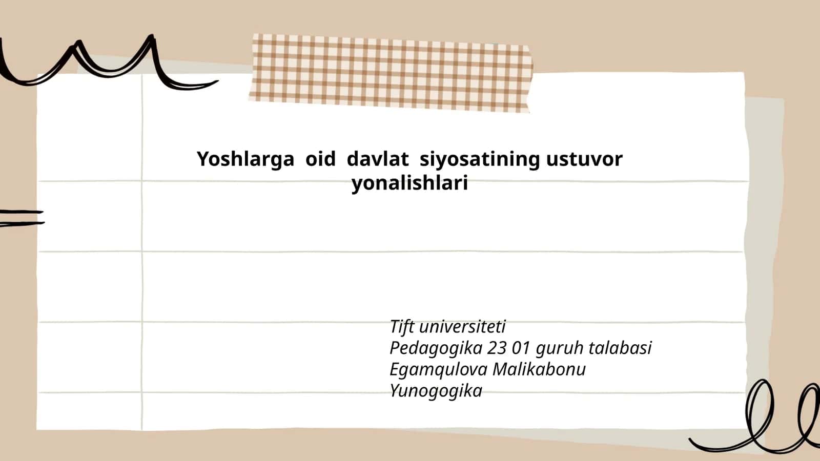 Yoshlarga oid davlat siyosatining ustuvor yonalishlari 1