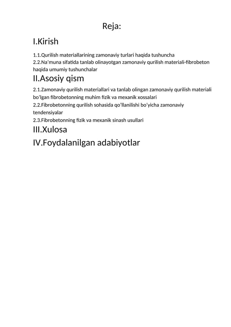 Zamonaviy qurilish materiallari xossalari va ularni sinash usullari 1