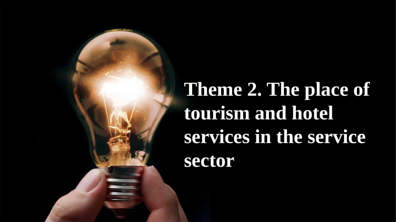 Features of development of tourism services 1