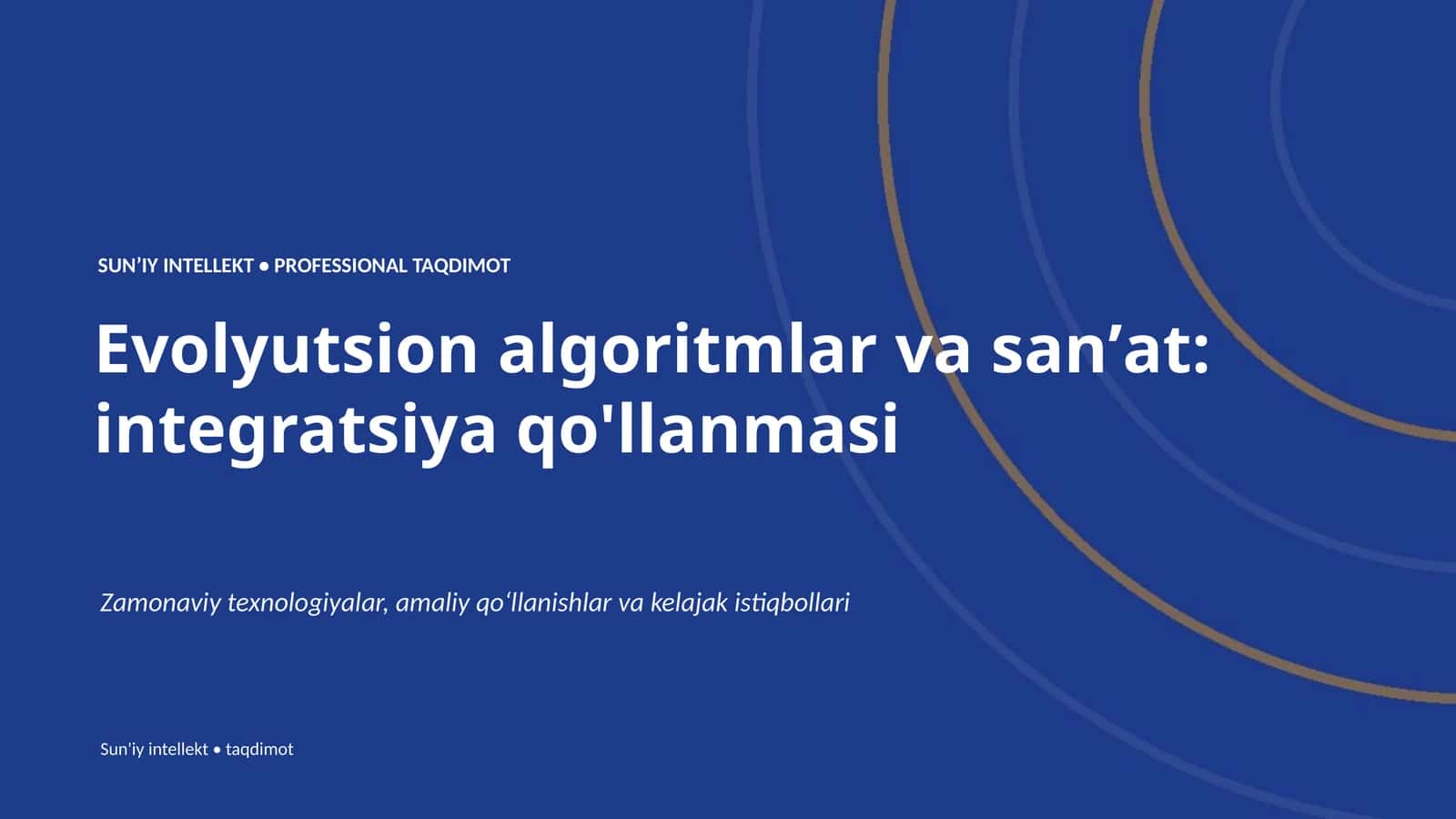 Evolyutsion algoritmlar va sanʼat: integratsiya qo'llanmasi 1