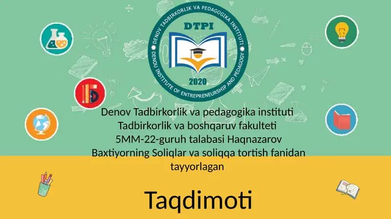 Mahalliy soliq tushumlarini bazasini oshirish 1