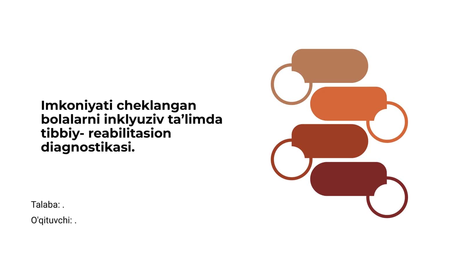Imkoniyati cheklangan bolalarni inklyuziv ta’limda tibbiy- reabilitasion diagnostikasi 1