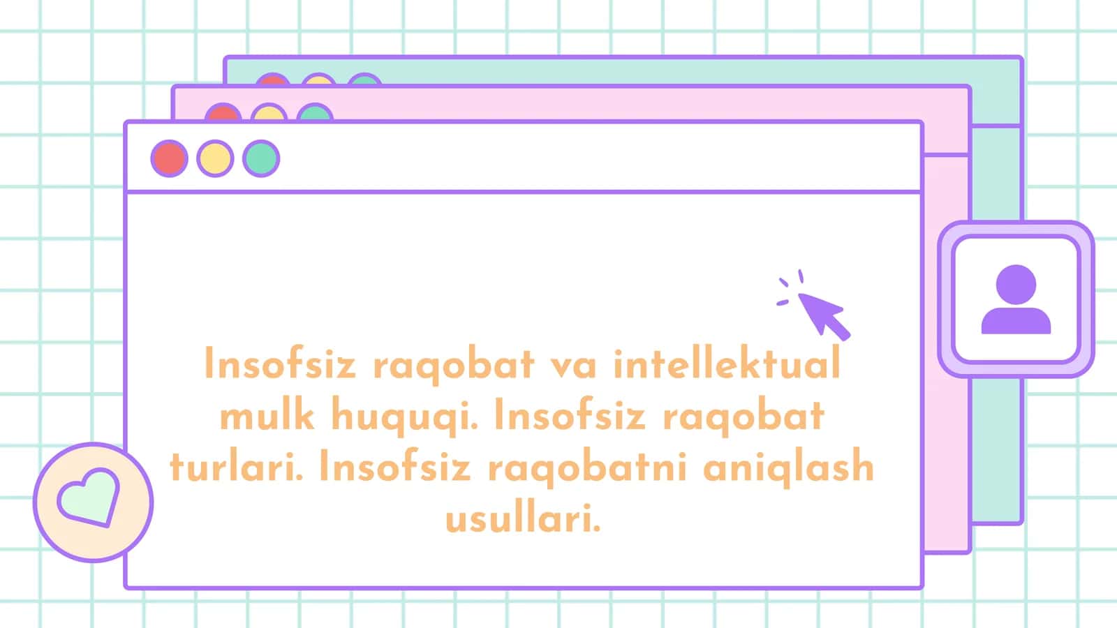 Insofsiz raqobat va intellektual mulk huquqi. Insofsiz raqobat turlari. Insofsiz raqobatni aniqlash usullari. 1