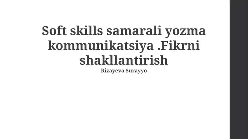 Samarali xat yozish strategiyalari 1