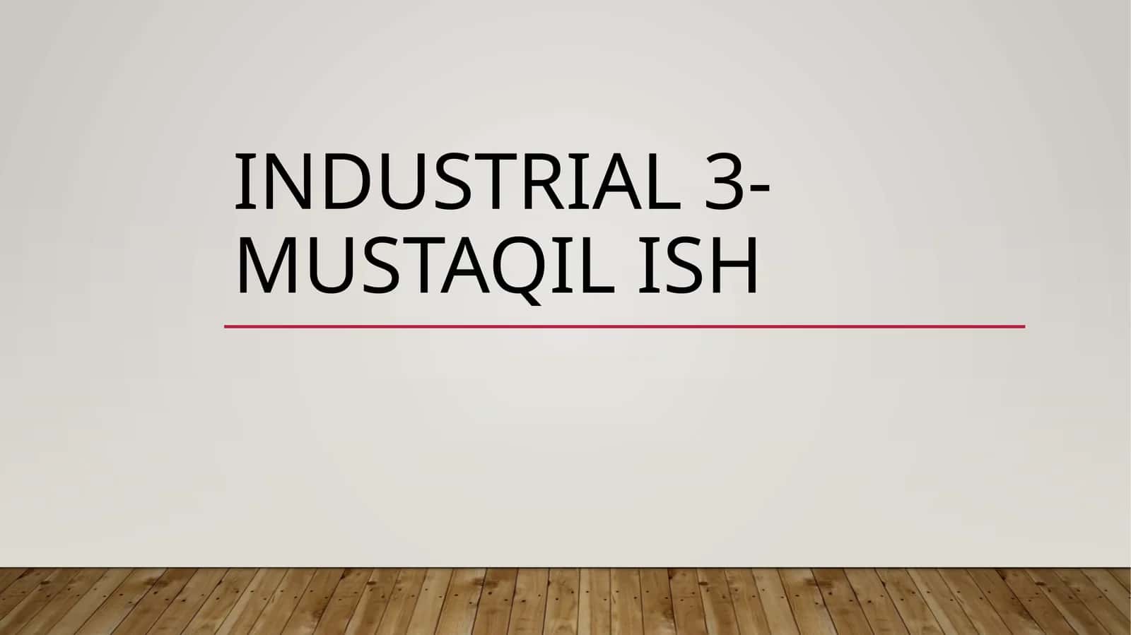 SANOAT TARMOQ TUZILMASI VA TARKIBIY SILJISHLAR 1