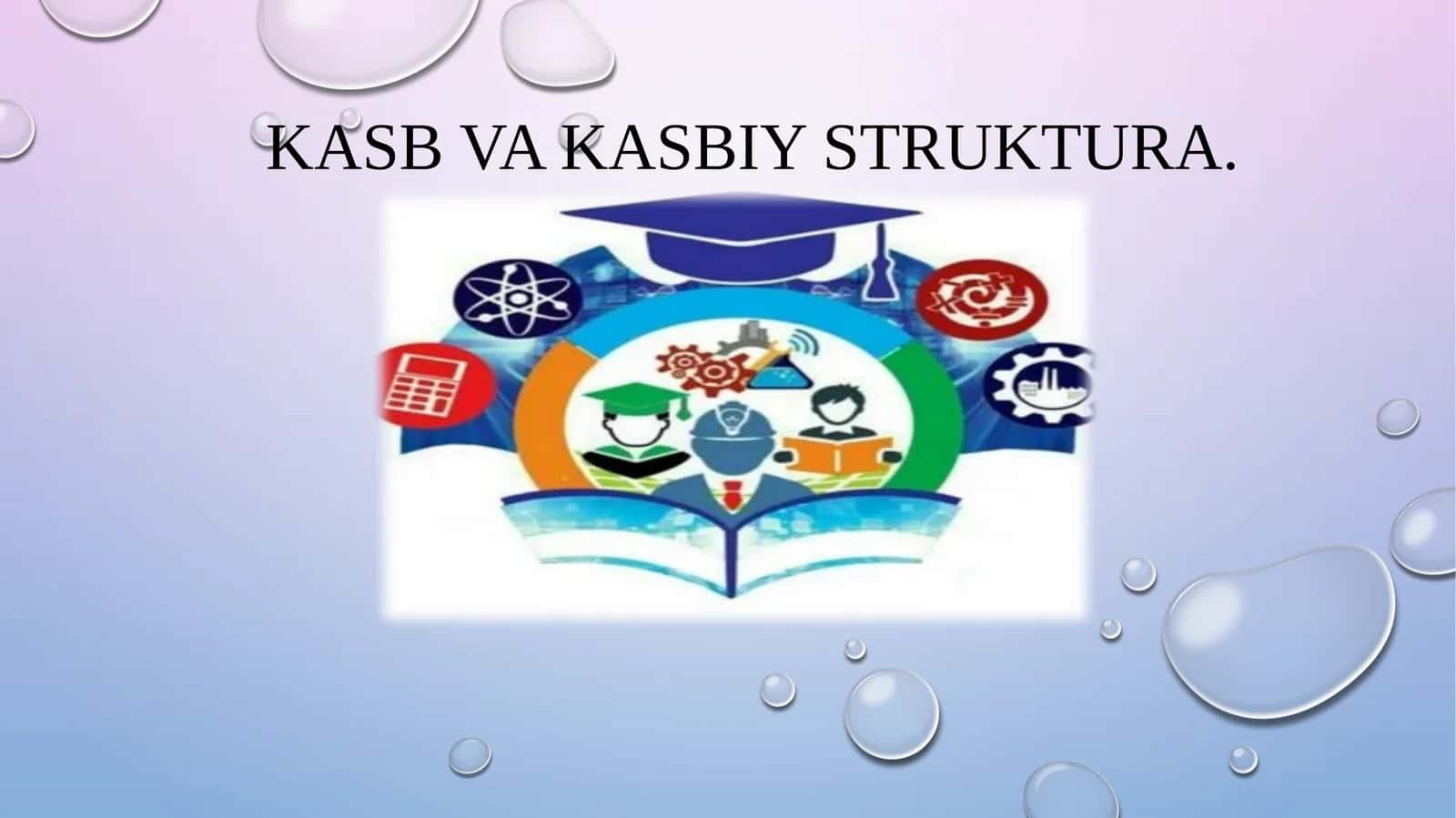Kasb va kasbiy struktura. 1