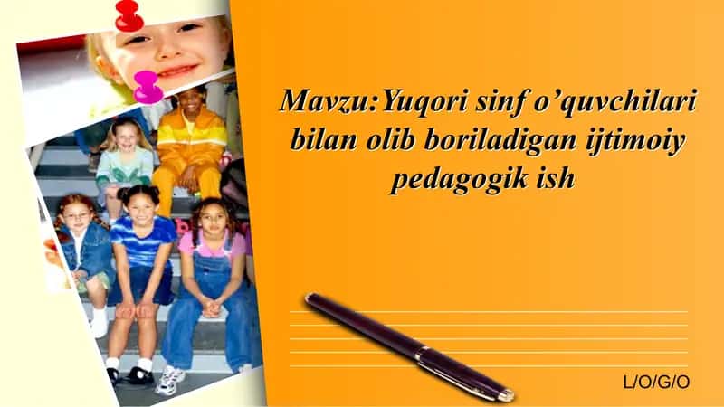 Yuqori sinf oʼquvchilari bilan olib boriladigan ijtimoiy pedagogik ish 1