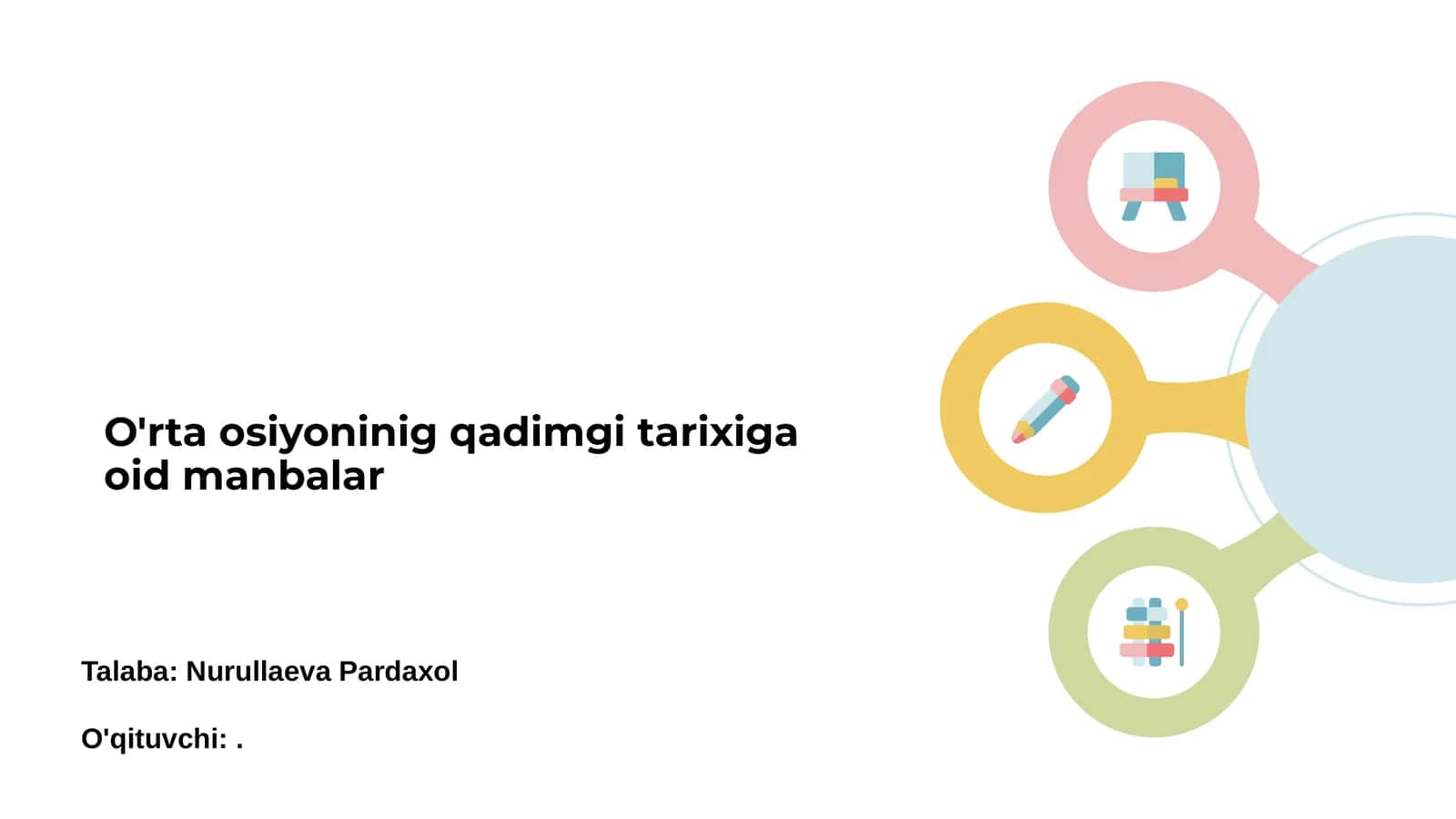 O'rta osiyoninig qadimgi tarixiga oid manbalar 1