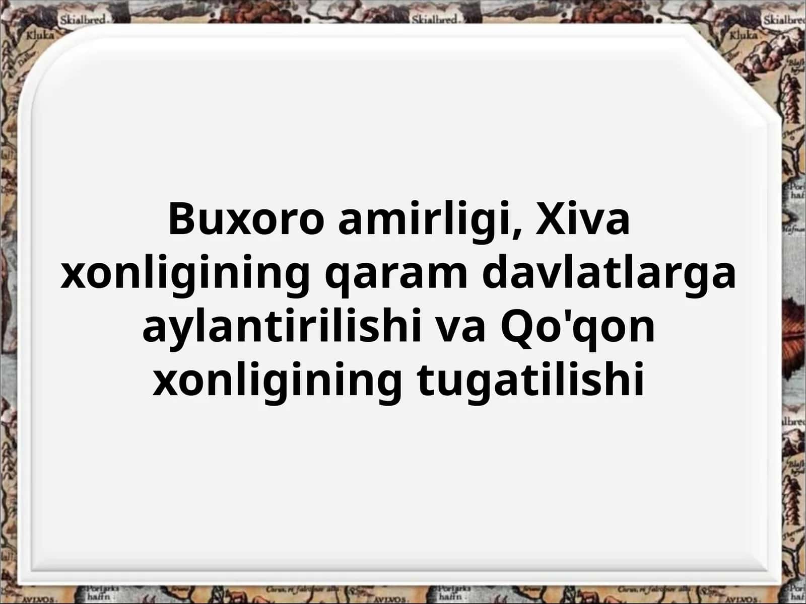 Buxoro amirligi, Xiva xonligining qaram davlatlarga aylantirilishi va Qo'qon xonligining tugatilishi 1