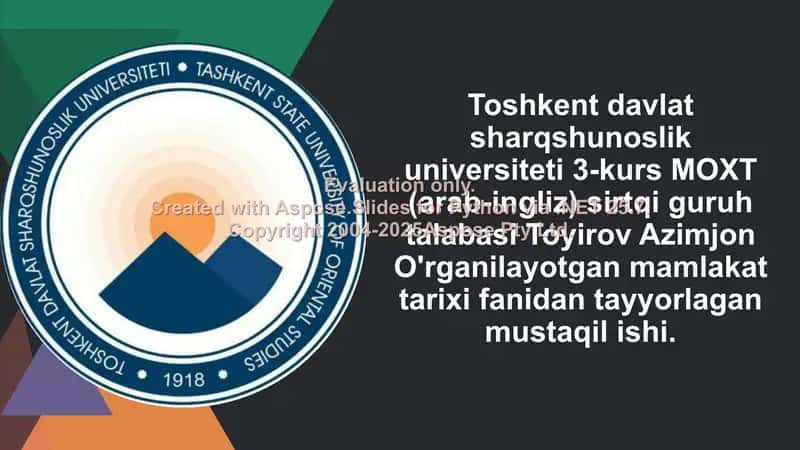 Amir Temur tarixi 1