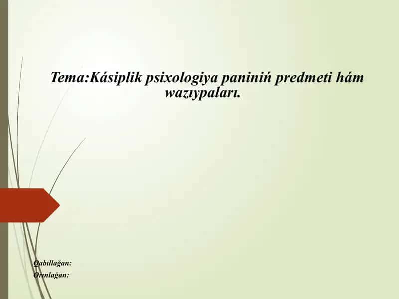 Psixologiya pani haqida 1