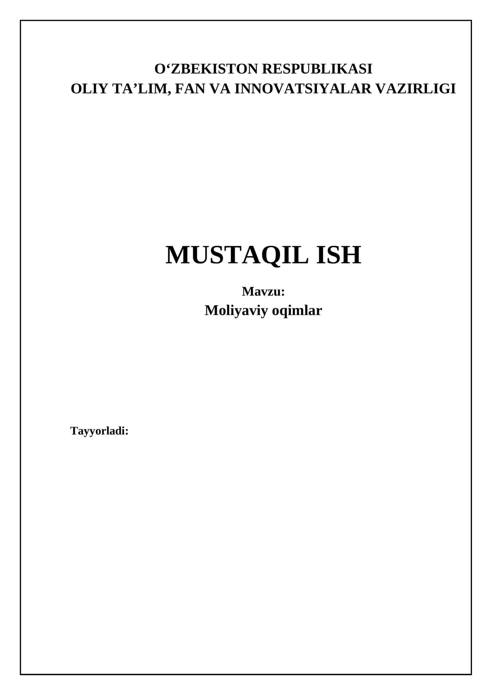 Moliyaviy oqimlar: Ta'rif, turlari va sabablari 1