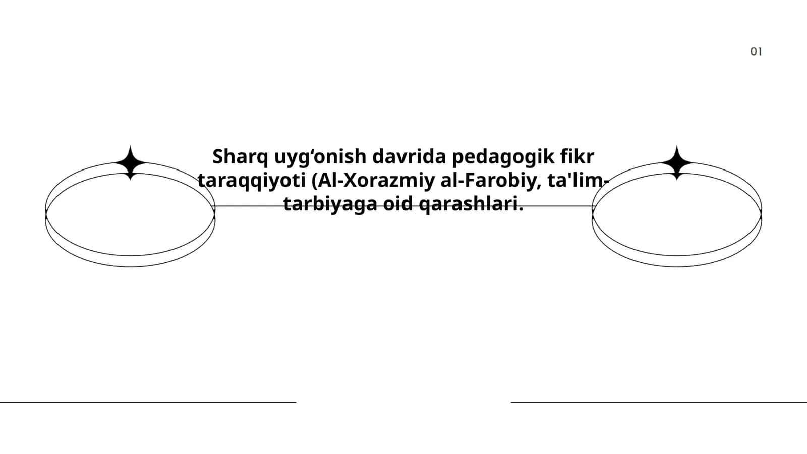 Sharq uyg‘onish davrida pedagogik fikr taraqqiyoti (Al-Xorazmiy al-Farobiy, ta'lim-tarbiyaga oid qarashlari 1